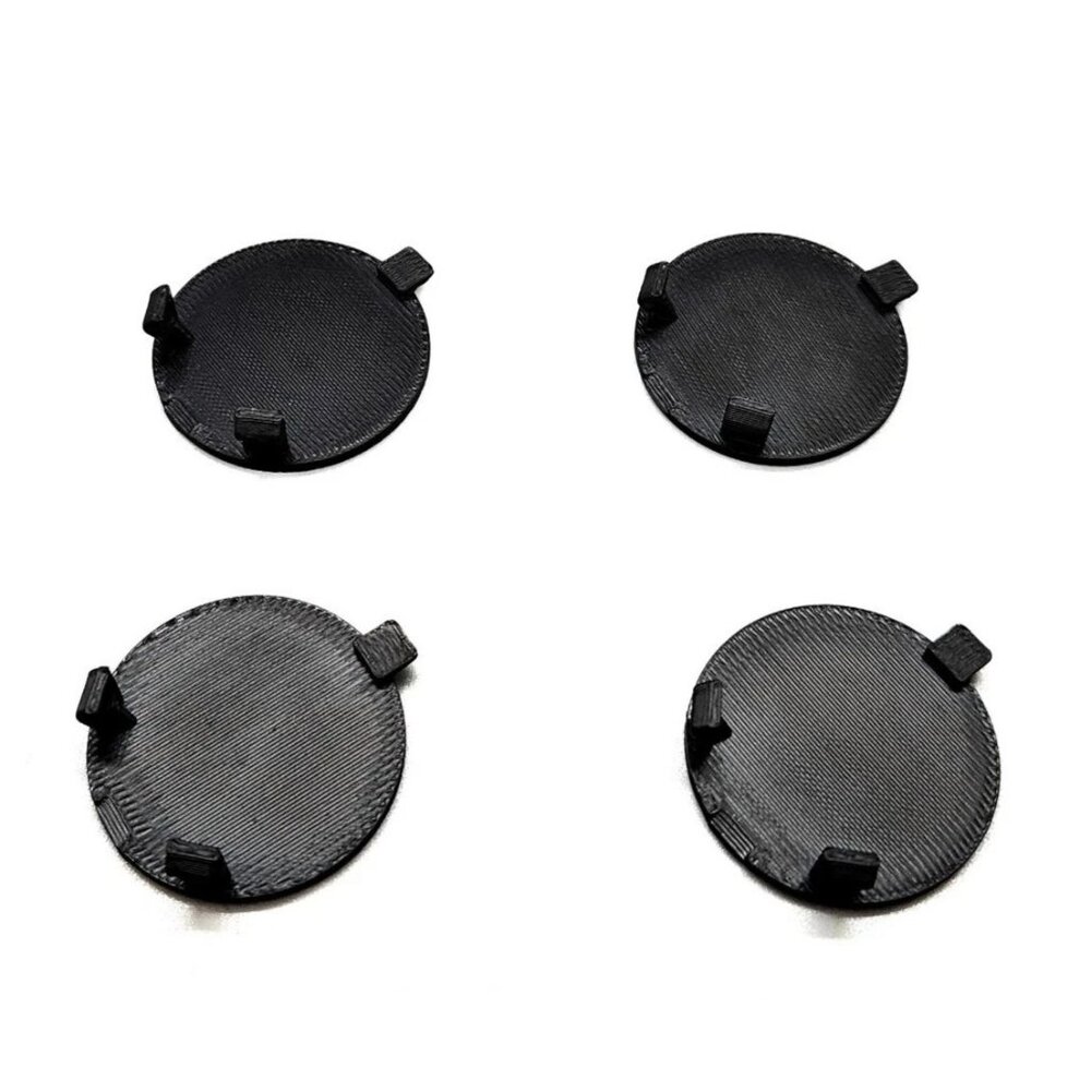 Set of 4 New Black BMW Z4 Center Console Screw Cover Caps | Fits E85 E86 | Part
